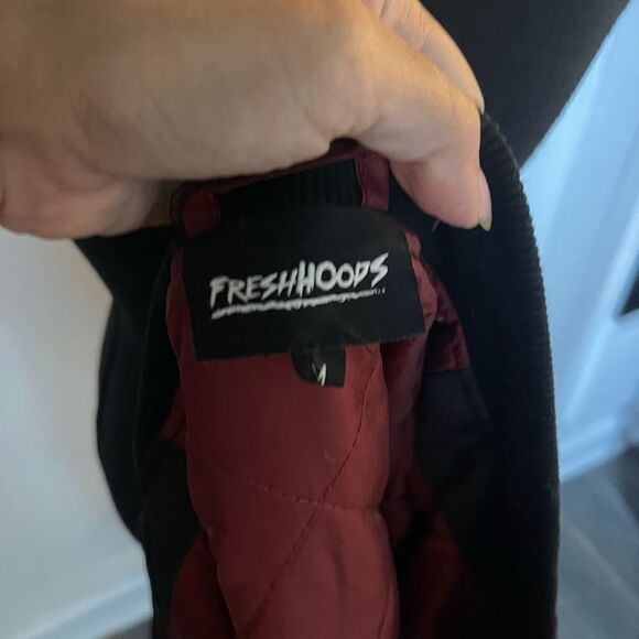 Fresh Hoods Highest Goal Bomber Jacket Sz Medium EUC unisex sizing - Picture 9 of 9